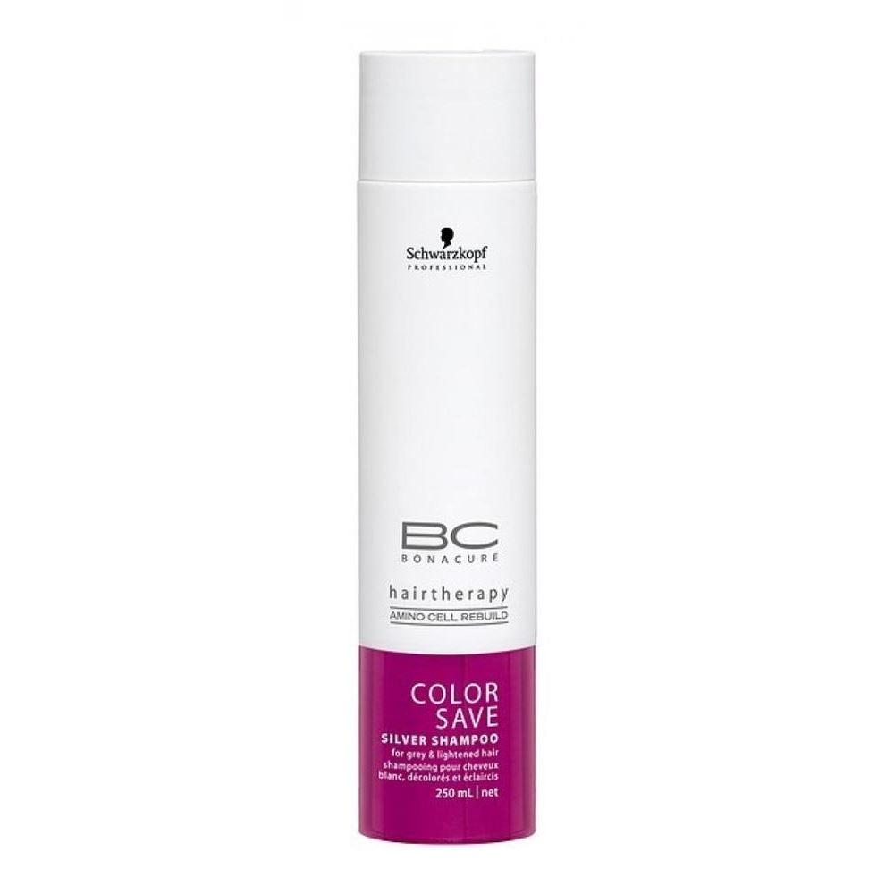 Schwarzkopf Professional Bonacure Color Save Color Save. Silver Shampoo  Защита Цвета. Шампунь придающий серебристый оттенок волосам 
