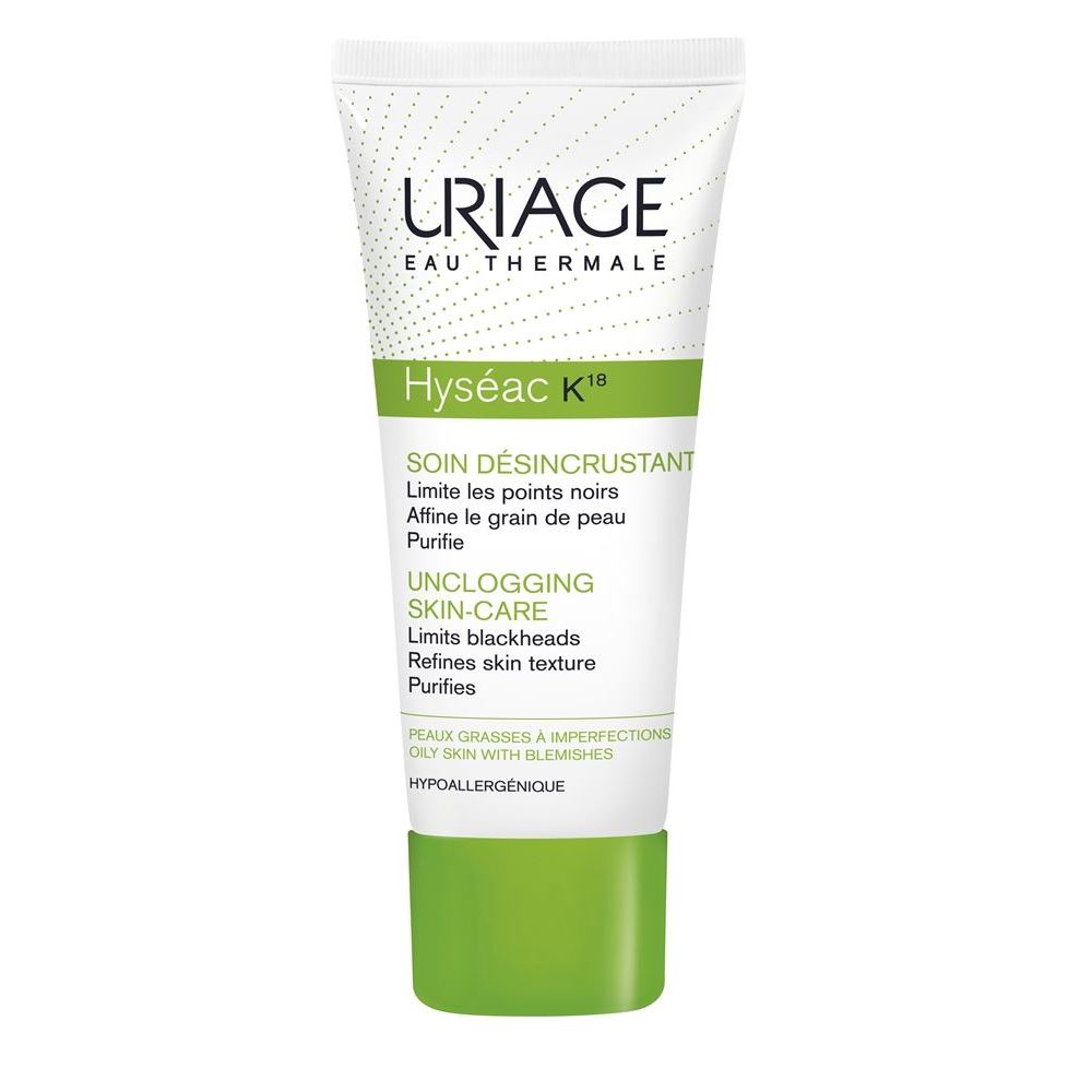 Uriage Hyseac Hyseac К18 Unclogging Ckin-Care For Oily Skin With Blemishes Эмульсия для жирной кожи с закупоренными порами