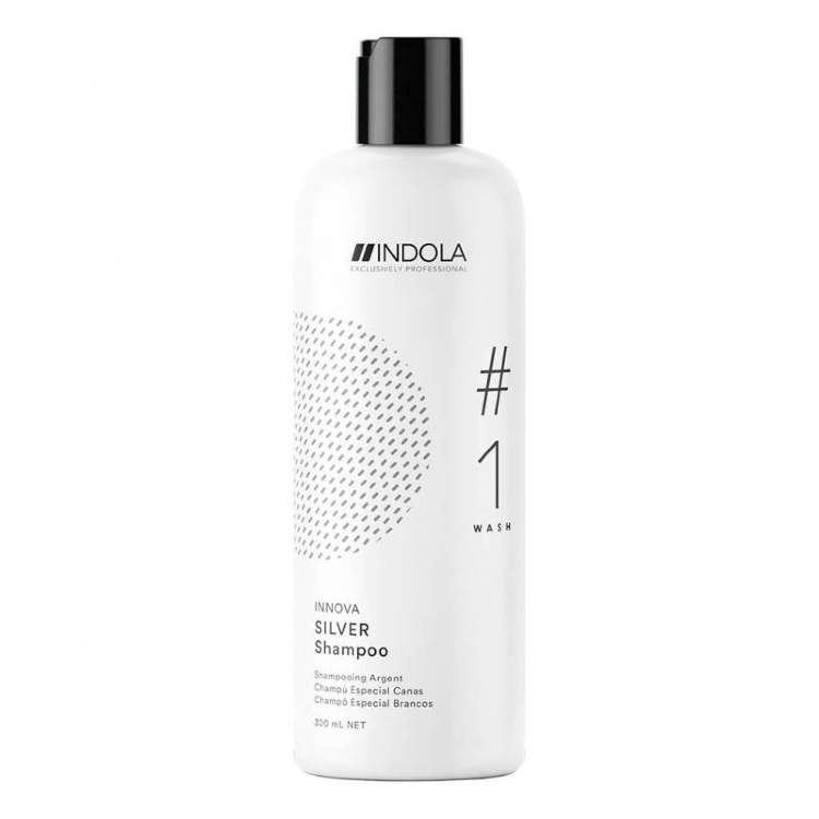 Indola Professional Care Color Silver Shampoo Шампунь придающий серебристый оттенок волосам 