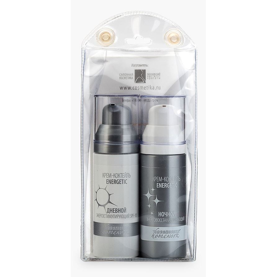 Premium Homework  Крем-коктейль Energetic Интенсивный уход. Крем-коктейль Энергетик день + ночь 