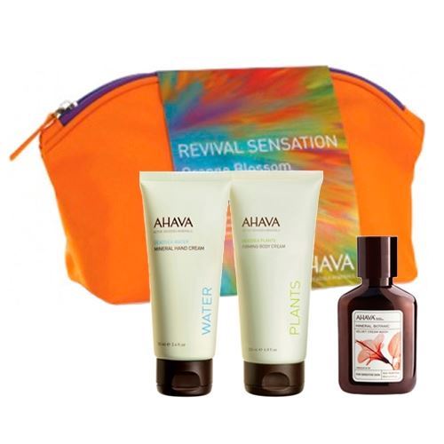 Ahava Gift Sets Набор "Ощущение Возрождения"  Подарочный набор Ahava оранжевый "Ощущение Возрождения" 