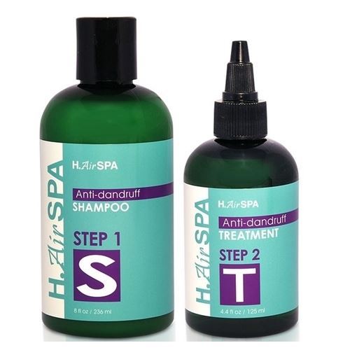 H.AirSPA Hair Spa Anti-Dandruff Shampoo & Treatment Двухфазная система для ухода за проблемной кожей головы