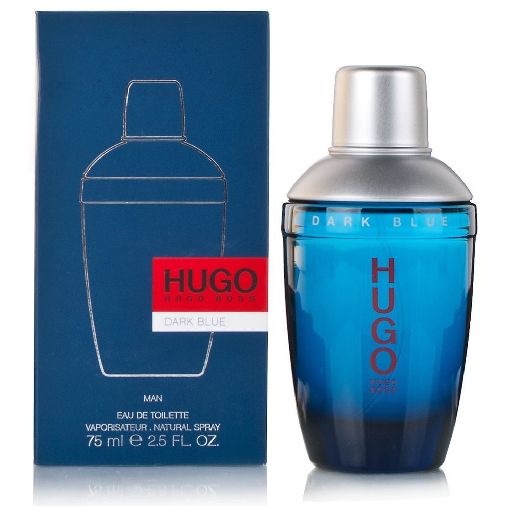 Hugo Boss Fragrance Hugo Dark Blue Игристый и яркий, подобный вспышке лазерного луча!  Мужественность и динамичность характера