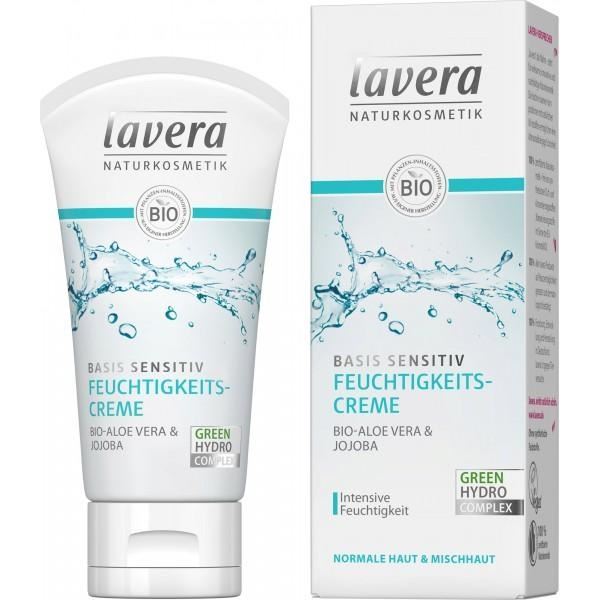 Lavera Basis Sensitiv  Moisturizing Cream Базис БИО крем для лица увлажняющий для нормальной и комбинированной кожи