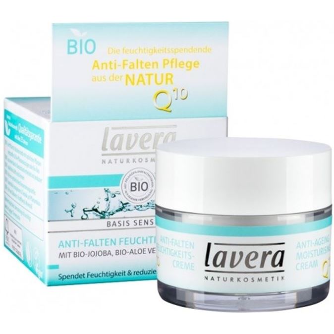 Lavera Basis Sensitiv  Moisturizing Cream Q10 Базис БИО крем для лица увлажняющий с коэнзимом Q10