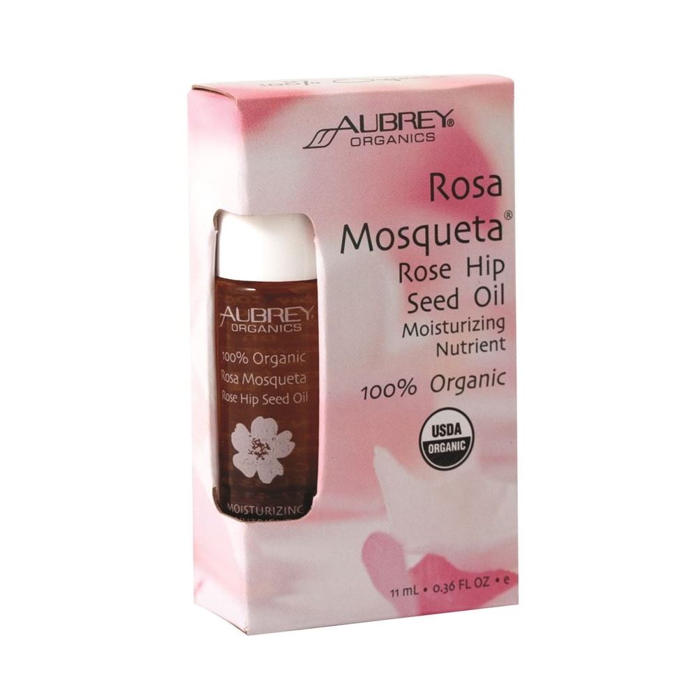 Aubrey Organics 1 Rosa Mosqueta®  Rosa Mosqueta Hip Seed Oil Органическое масло из семян плодов Чилийской Розы