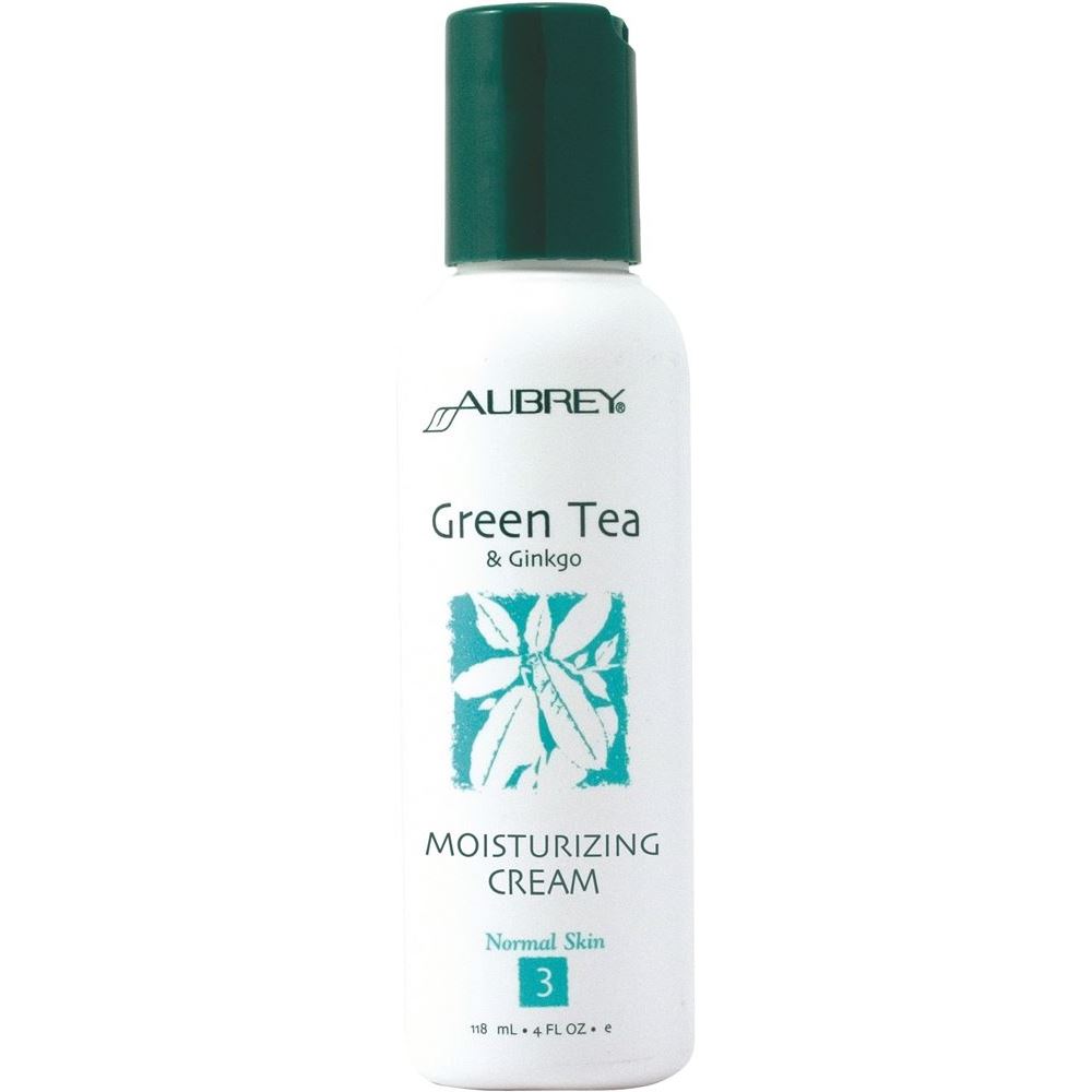 Aubrey Organics 3 Green Tea Green Tea Moisturizing Cream Увлажняющий крем Зеленый Чай и Гинкго для нормальной кожи
