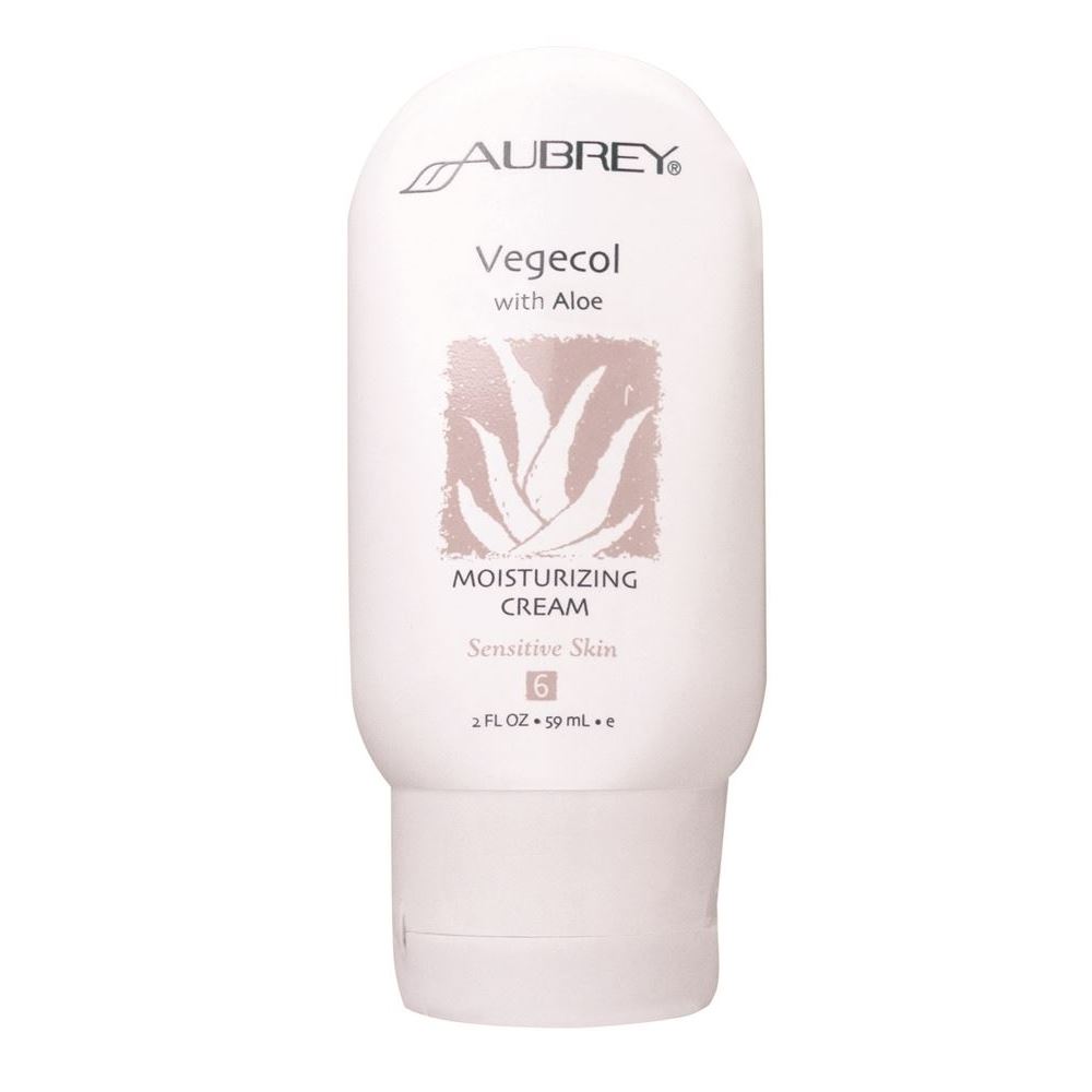 Aubrey Organics 6 Aloe Vegecol Moisturizing Cream Увлажняющий крем с алоэ для чувствительной кожи