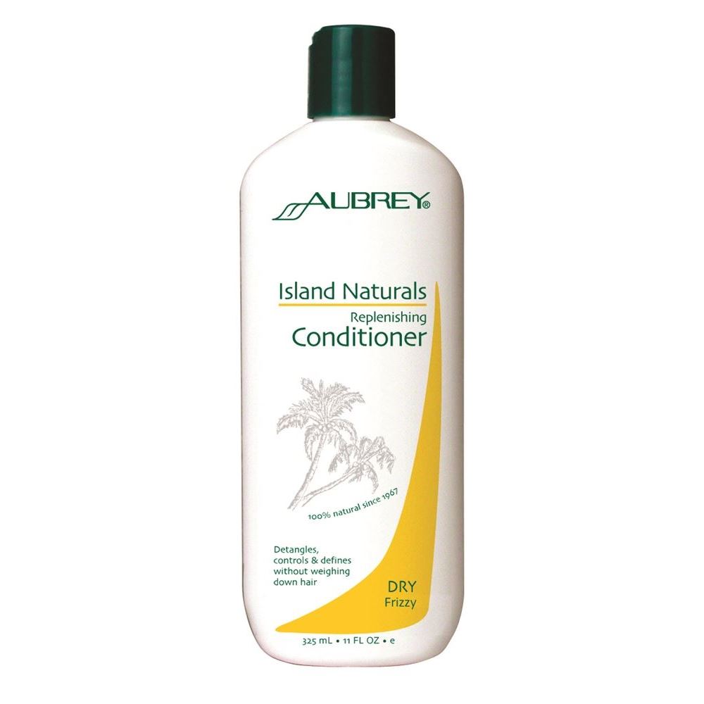 Aubrey Organics Dry Hair  Island Naturals Replenishing Conditioner Питательный кондиционер Природные Дары Островов для сухих вьющихся непослушных волос