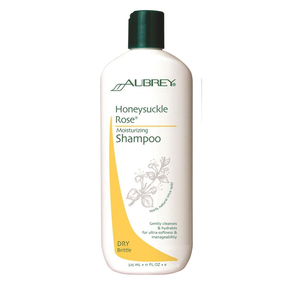 Aubrey Organics Dry Hair  Honeysuckle Rose Moisturizing Shampoo Увлажняющий шампунь Жимолость для сухих и ломких волос