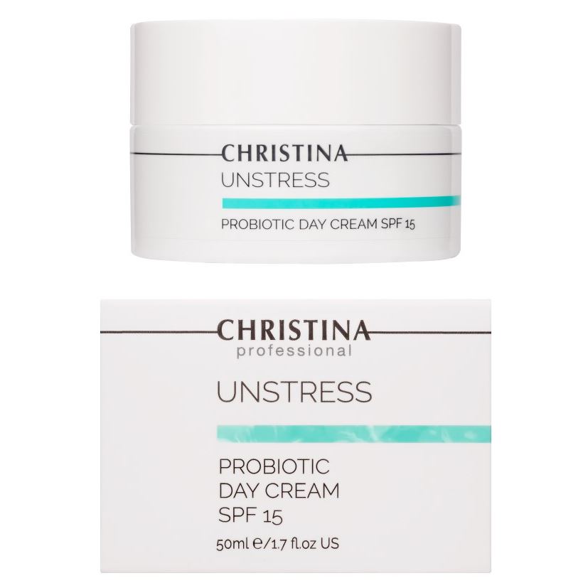 Christina Unstress Pro-Biotic Day Cream SPF 15 Дневной крем с пробиотическим действием
