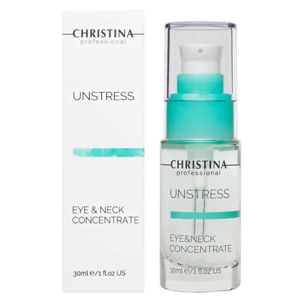 Christina Unstress Eye & Neck Concentrate Концентрат для кожи вокруг глаз и шеи