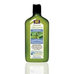 Avalon Organics Hair Care Shampoos Peppermint Strengthening Shampoo  Укрепляющий шампунь с маслом Мяты 