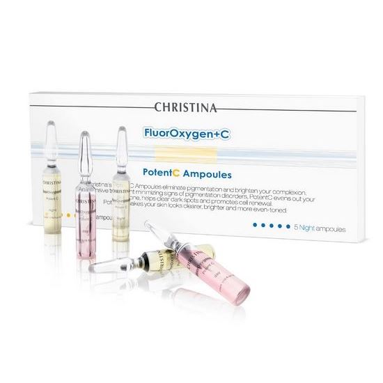 Christina FluorOxygen+C PotentC Ampoules Осветляющие ампулы