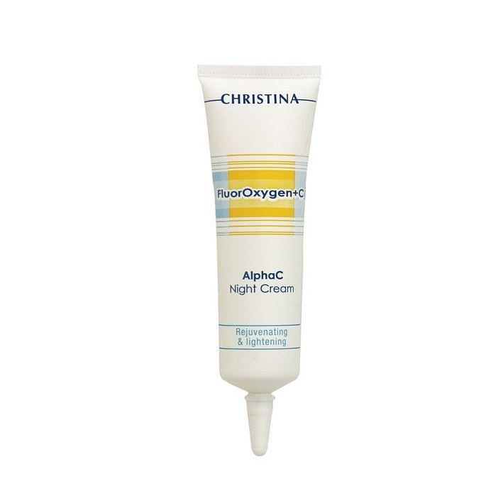 Christina FluorOxygen+C AlphaC Night Cream Ночной осветляющий крем