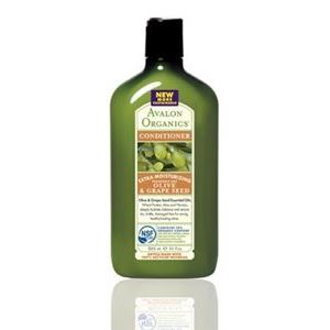 Avalon Organics Hair Care Conditioners Olive & Grape Seed Extra Moisturizing Conditioner Увлажняющий кондиционер с маслом Оливы и косточек Винограда против сухости и ломкости
