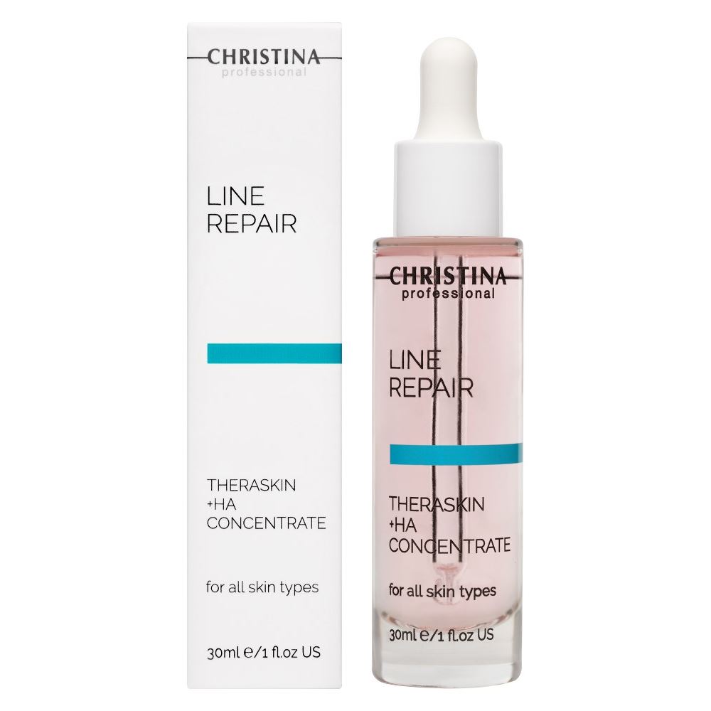 Christina Creams and Serums Line Repair Theraskin + HA  Регенерирующие увлажняющие капли Тераскин с гиалуроновой кислотой для всех типов кожи