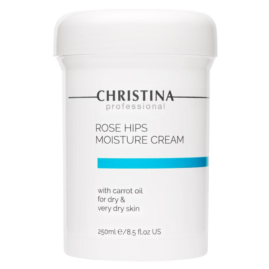 Christina Creams and Serums Rose Hips Moisture Cream Увлажняющий крем с маслом шиповника и морковным маслом для сухой и очень сухой кожи
