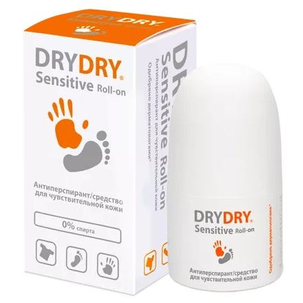 Dry Dry Antiperspirant Dry Dry Sensitive Драй Драй Сенситив - Эффективное средство от повышенного потовыделения для чувствительной кожи