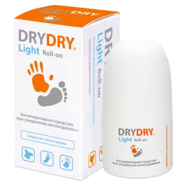 Dry Dry Antiperspirant Dry Dry Light Драй Драй Лайт - Средство от нормального и обильного потоотделения длительного действия