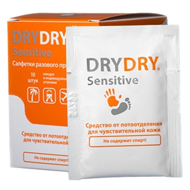 Dry Dry Antiperspirant Dry Dry Салфетки Драй Драй Салфетки разового применения в индивидуальной упаковке