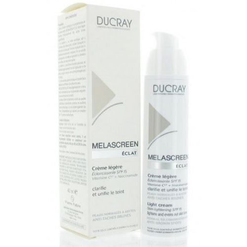 Ducray Melascreen Меласкрин Эклат Легкий отбеливающий крем SPF 15 Легкий отбеливающий крем для ежедневного ухода за кожей с повышенной пигментацией