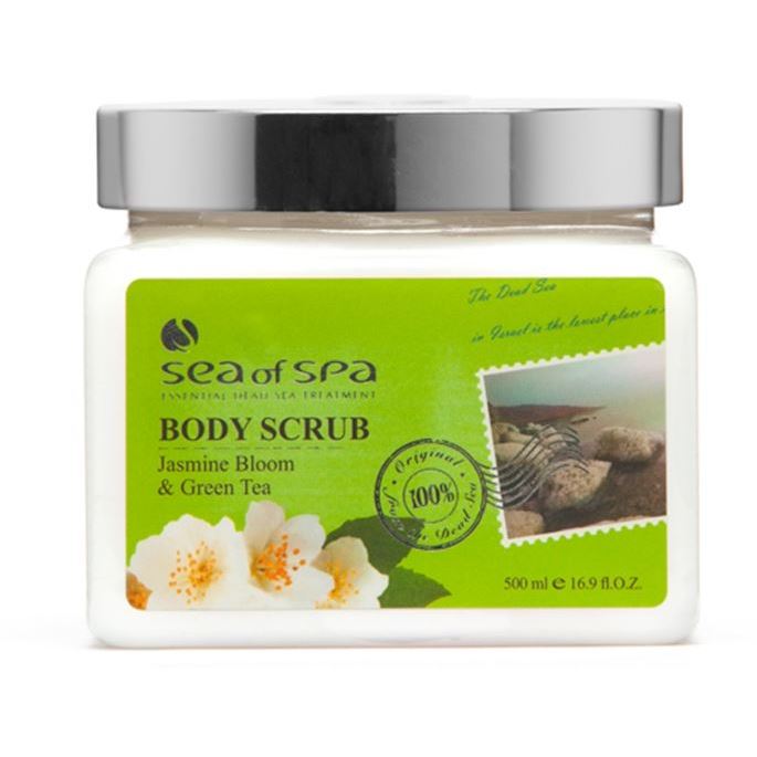 Sea of SPA Body Scrub & Peeling  Body Scrub Jasmine Bloom & Green Tea Скраб для тела с солью Мертвого моря Жасмин и Зеленый чай