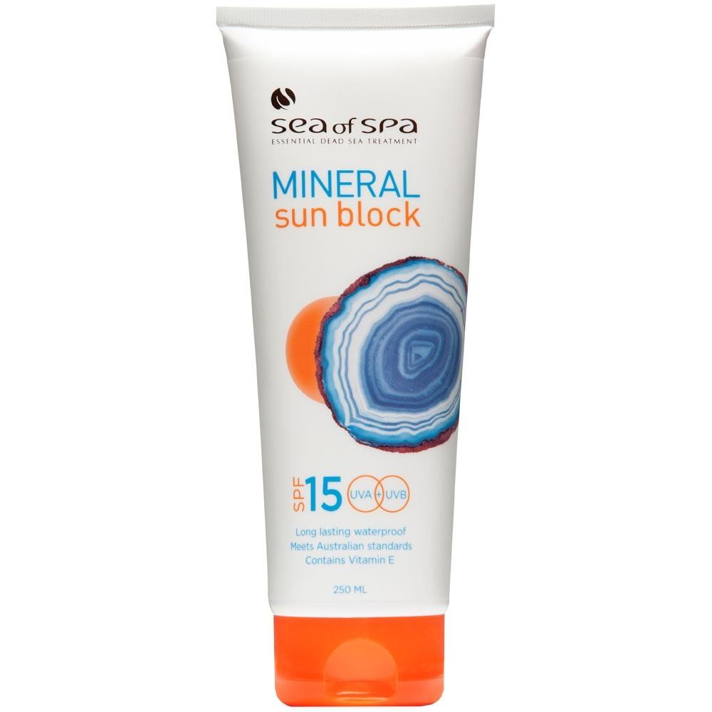 Sea of SPA Mineral Sun Block Mineral Sun Block Cream SPF15 Минеральный защитный крем от солнца SPF15