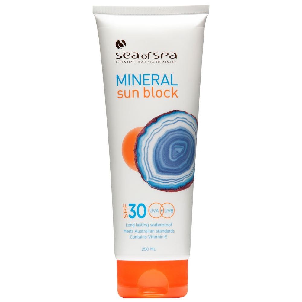Sea of SPA Mineral Sun Block Mineral Sun Block Cream SPF30 Минеральный защитный крем от солнца SPF30