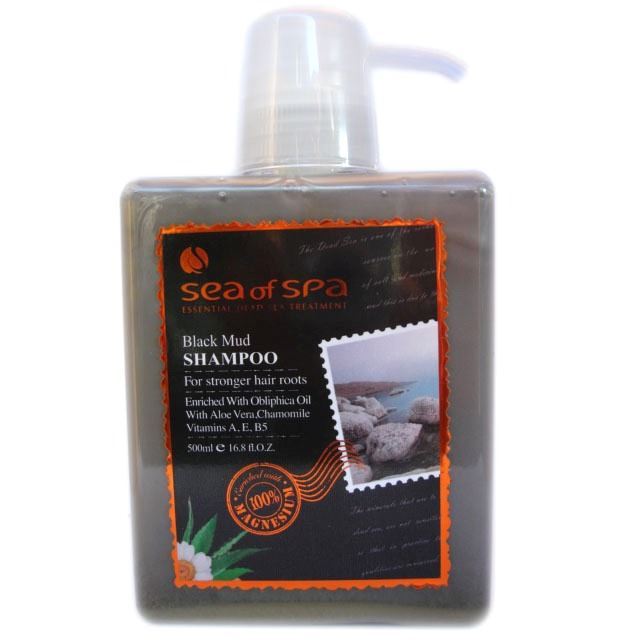 Sea of SPA Hair Care Black Mud Shampoo Шампунь с минеральной грязью Мертвого моря и маслом облепихи