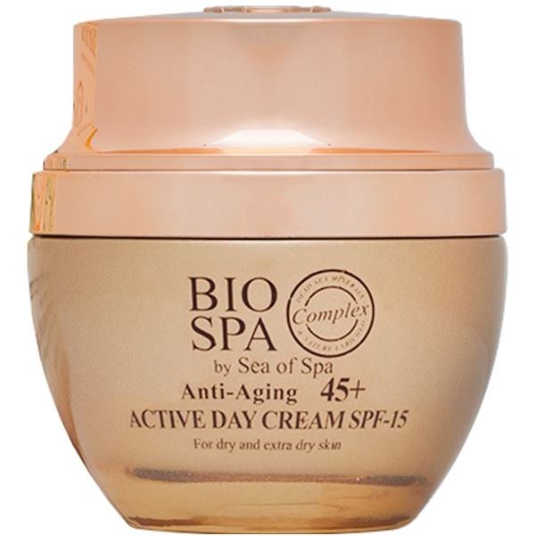 Sea of SPA Bio SPA  Anti Aging 45+ Active Day Cream Антивозрастной активный дневной крем для лица с фактором защиты SPF15