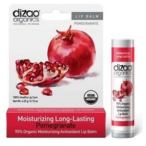 Dizao Органикс Бальзам для губ Гранат Dizao Organics 95% Органический увлажняющий антиоксидантный бальзам для губ Гранат