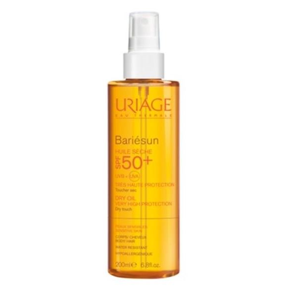 Uriage Bariesun Bariesun Dry Oil SPF 50+ Солнцезащитное сухое масло-спрей для тела и волос SPF 50+