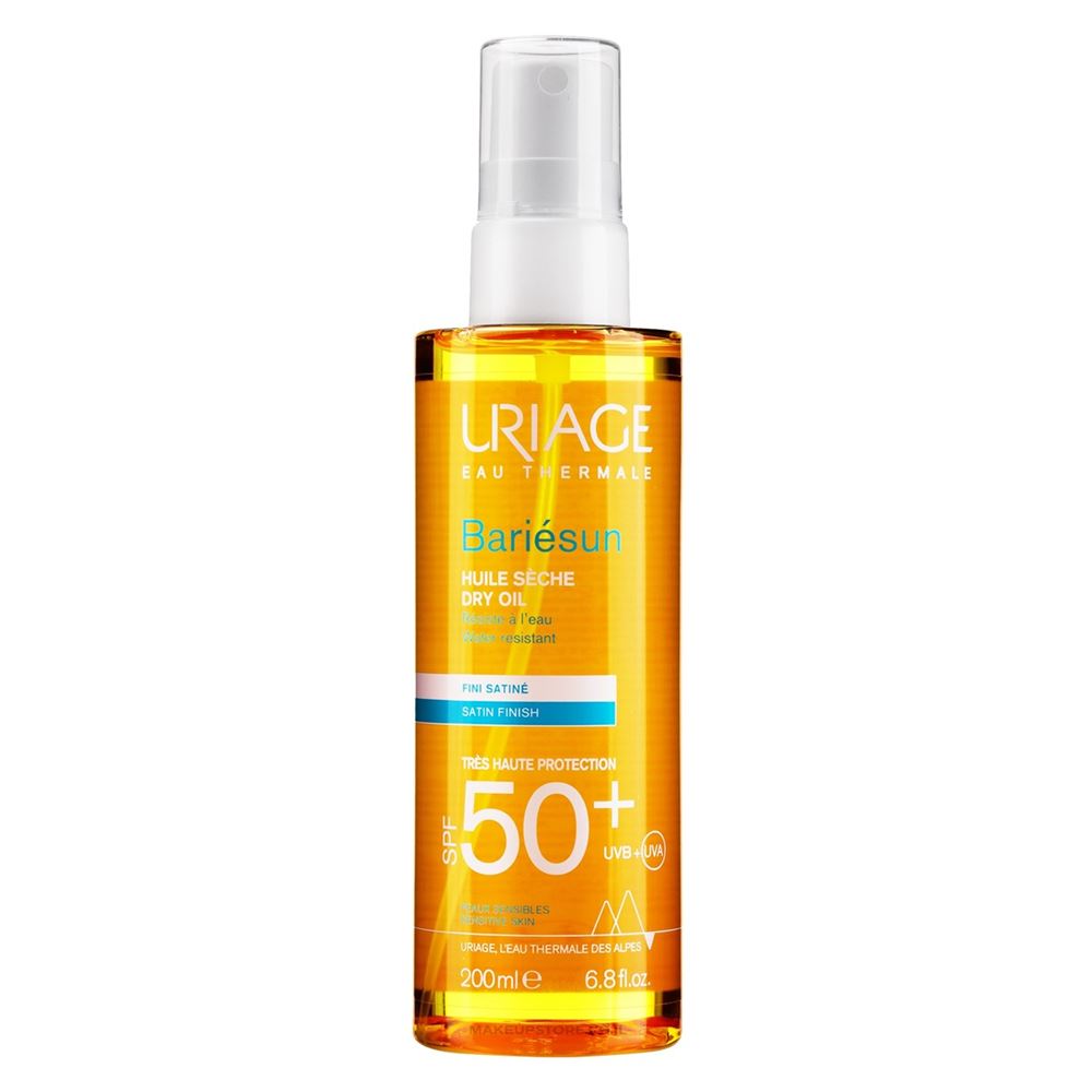 Uriage Bariesun Bariesun Dry Oil SPF 50+ Солнцезащитное сухое масло-спрей для тела и волос SPF 50+