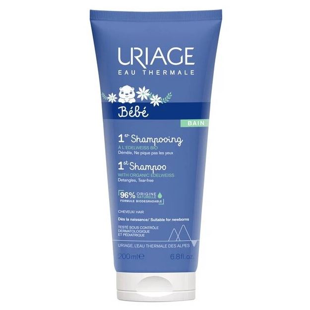 Uriage Gamme Bebes Bebe 1st Shampoo BAIN Первый шампунь для детей и новорожденных