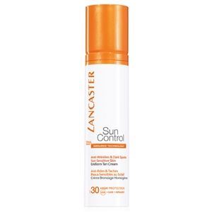 Lancaster Sun Control  Anti-Wrinkles & Dark Spots Uniform Tan Cream SPF30 Ровный Загар Солнцезащитный крем против морщин и пигментных пятен для лица