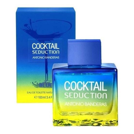 Antonio Banderas Fragrance Cocktail Seduction Blue for Men Коллекция освежающих коктейлей Cocktail Seduction