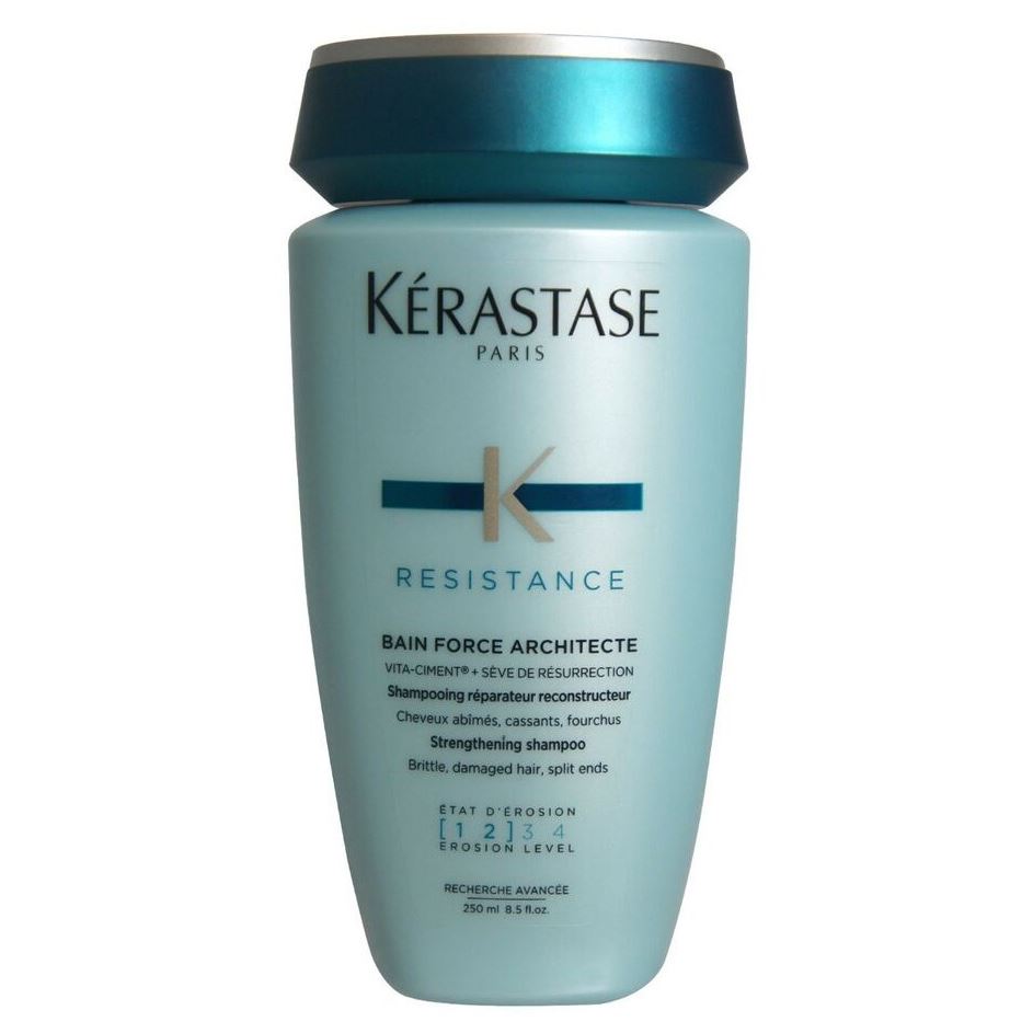 Kerastase Resistance Bain Force Architecte Восстанавливающий шампунь-ванна Форс Архитект для сильно поврежденных, ломких волос с секущимися кончиками