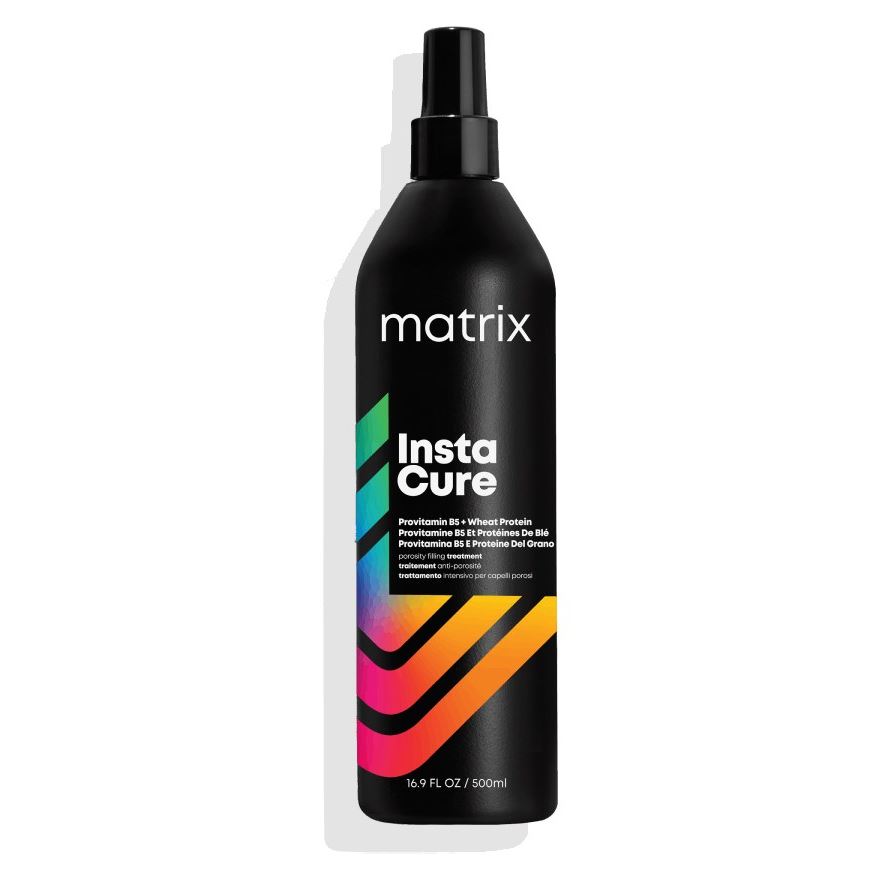 Matrix Total Results InstaCure Instacure  Универсальный спрей против пористости. Облегчает расчесывание, выравнивает и заполняет кутикулу, подготавливает волосы перед окрашиванием.