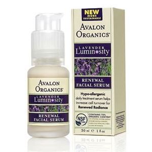 Avalon Organics Lavender Luminosity Renewal Facial Serum Обновляющая сыворотка для лица