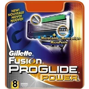Gillette Бритвенные системы Fusion ProGlide Power - 8 Сменных Кассет Набор сменных кассет для бритья Fusion ProGlide Power - 8 шт