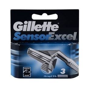 Gillette Бритвенные системы Sensor Excel - 3 Сменные Кассеты Набор сменных кассет для бритья Sensor Excel - 3 шт