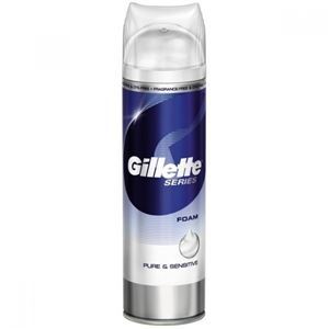 Gillette Средства для бритья Series Foam Pure & Sensitive Пена для бритья Gillette Series Гипоаллергенная