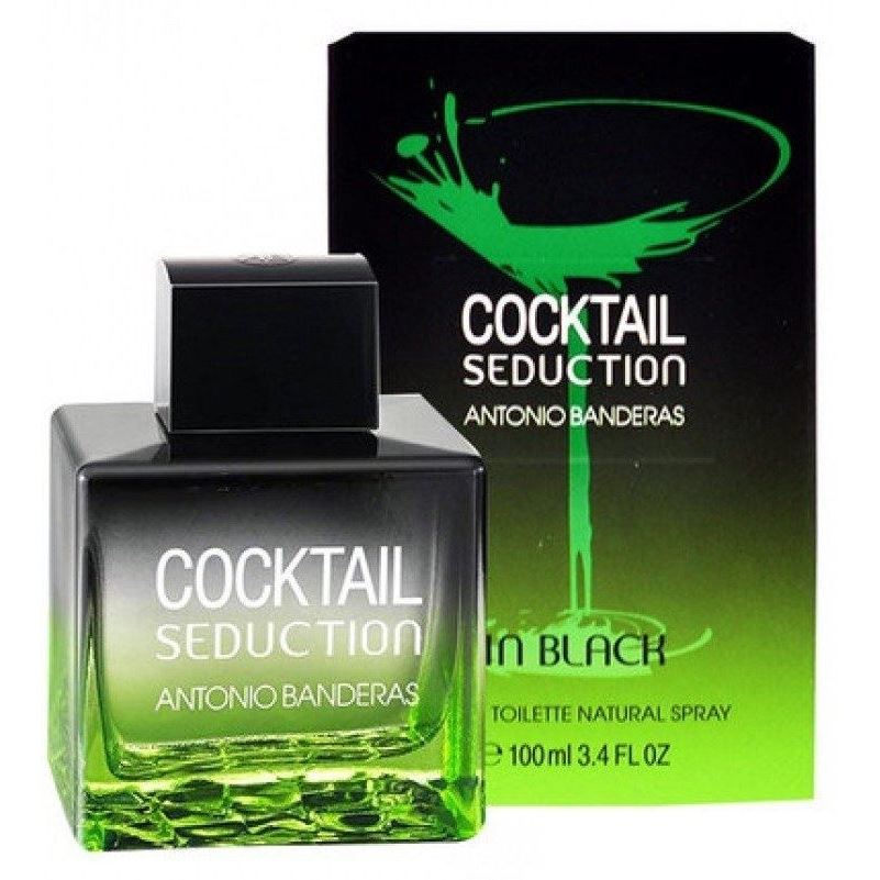 Antonio Banderas Fragrance Cocktail Seduction in Black for Men  Коллекция освежающих коктейлей Cocktail Seduction