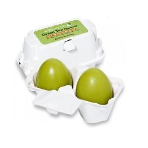 Holika Holika Cleansing Egg Soap Green Tea Мыло-маска ручной работы Зеленый Чай для ежедневного применения