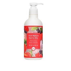 Holika Holika Body Care Pure Natural Body Cleanser Berry Mix Освежающий гель для душа с экстрактами ягод