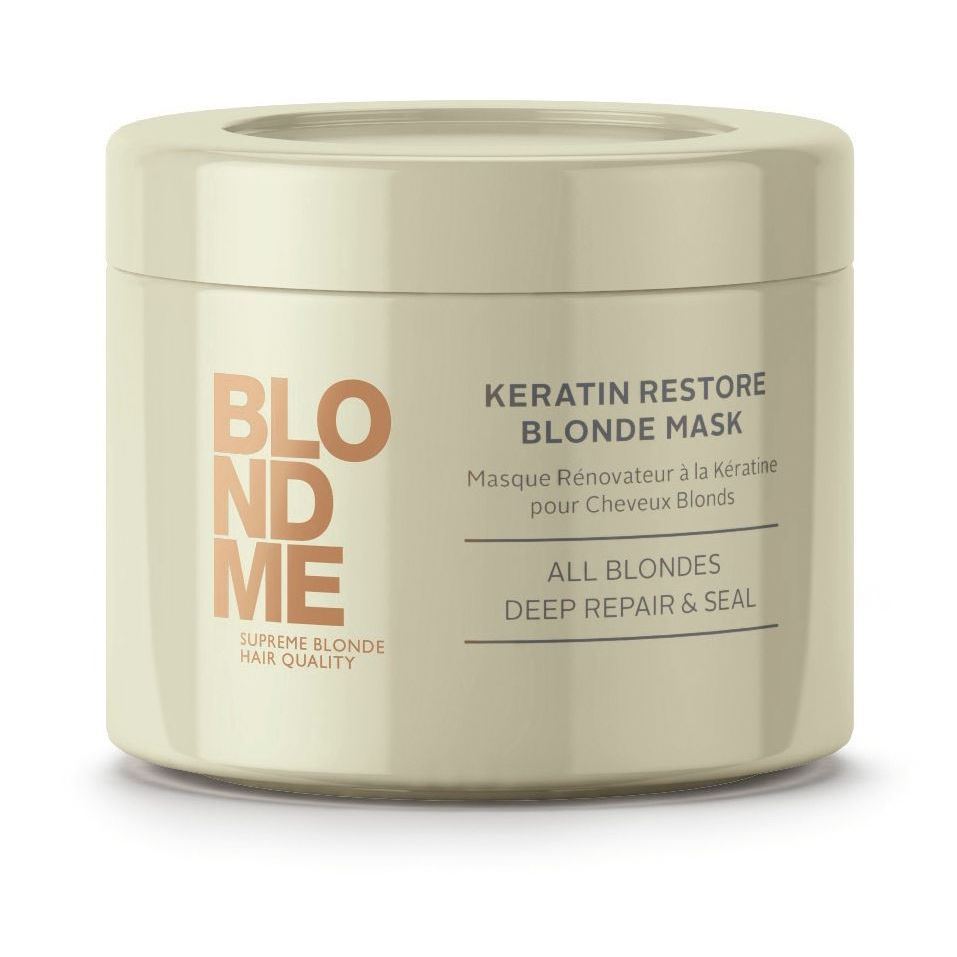 Schwarzkopf Professional Blondme Keratin Restore Blonde Mask БлондМи Кератиновое Восстановление.  Маска для всех типов светлых волос