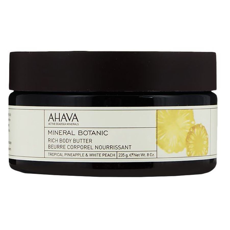 Ahava Mineral Botanic Масло для тела ананас/персик Насыщенное Масло для тела восстанавливающее тропический ананас/белый персик