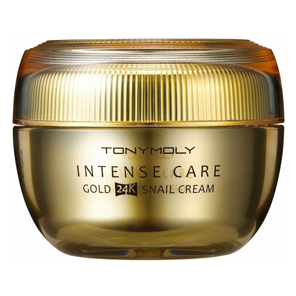 Tony Moly Intense Care Gold 24K Snail Cream Антивозрастной крем для лица с улиточным экстрактом и 24-каратным золотом