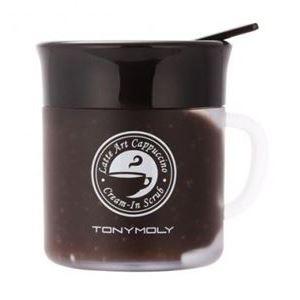 Tony Moly Mask & Scrab Latte Art Cappuccino Cream In Scrub Крем-скраб для лица с ароматом капуччино 